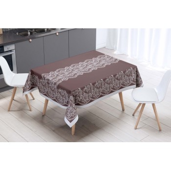 Tablecloth Mocha Lace Multicolor