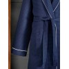 Lessentiel Unisex Bathrobe Soho - Dark Blue Dark Blue