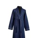 Lessentiel Unisex Bathrobe Soho - Dark Blue Dark Blue