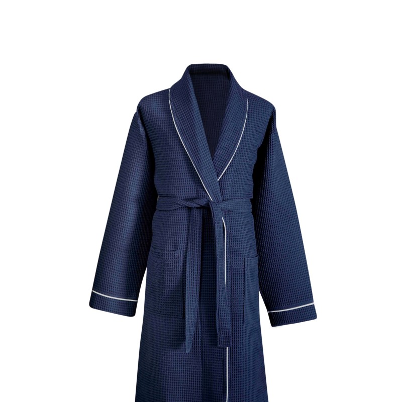 Lessentiel Unisex Bathrobe Soho - Dark Blue Dark Blue