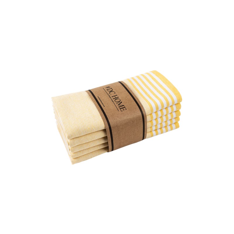 Lessentiel Hand Towel Set (5 Pieces) Sevilla - Yellow Yellow