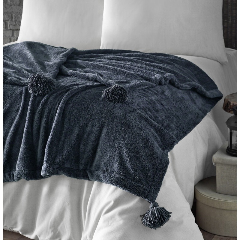 Lessentiel Double Blanket Puffy 200 - Anthracite Anthracite