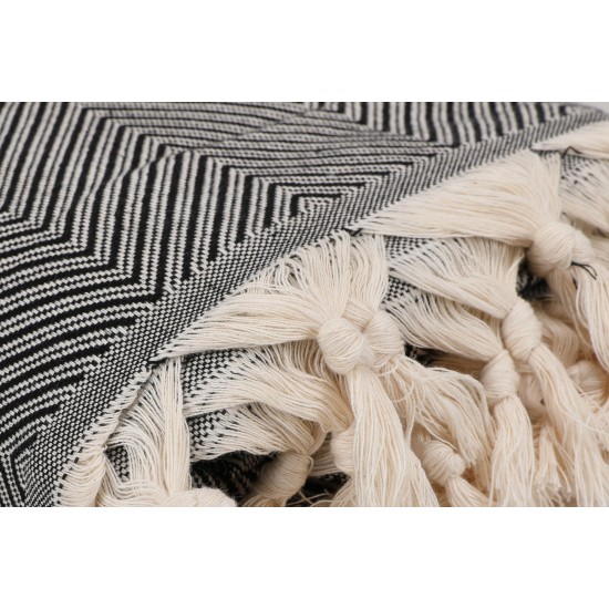 Lessentiel Sofa Cover Trendy - Black (230) Black
White