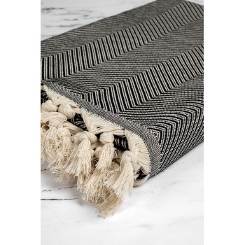 Sofa Cover Trendy - Black (230) Black
White