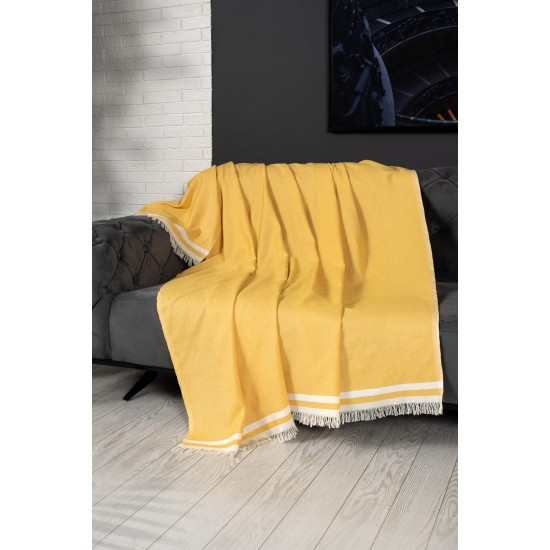 Lessentiel Sofa Cover Alinda - Mustard (170 x 230) Mustard