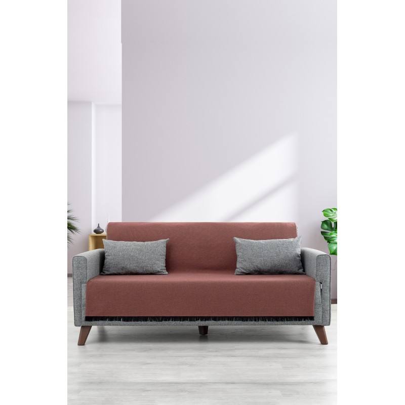 Lessentiel Sofa Cover Lalin 160 - Tile Red Tile Red