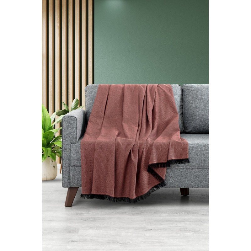 Lessentiel Sofa Cover Lalin 160 - Tile Red Tile Red