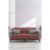 Lessentiel Sofa Cover Lalin 160 - Tile Red Tile Red