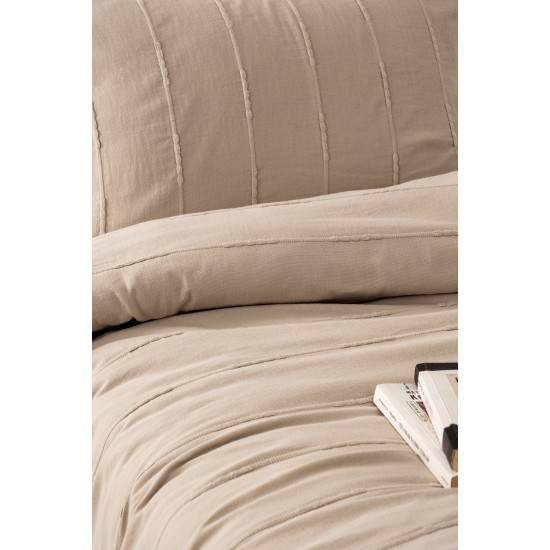 Double Pique Set Sedef - Beige Beige Lessentiel Double Pique Set Sedef - Beige Beige