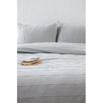 Double Pique Set Sedef - Grey Grey