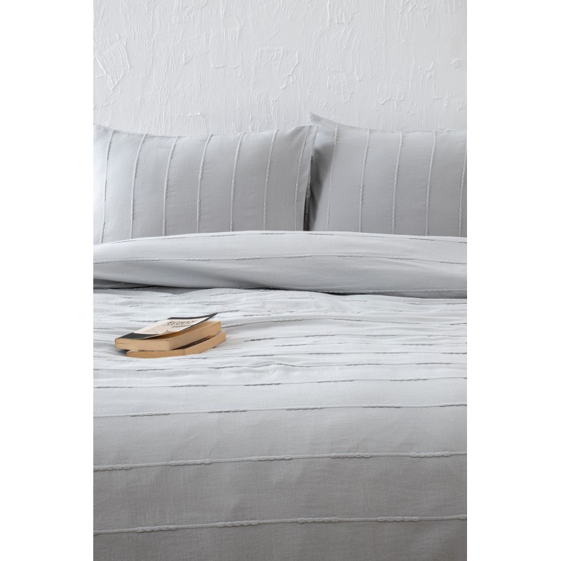 Lessentiel Double Pique Set Sedef - Grey Grey