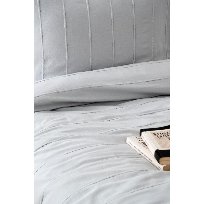 Lessentiel Double Pique Set Sedef - Grey Grey