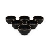 Hermia Bowl Set (6 Pieces) C-DD07 - Black Black