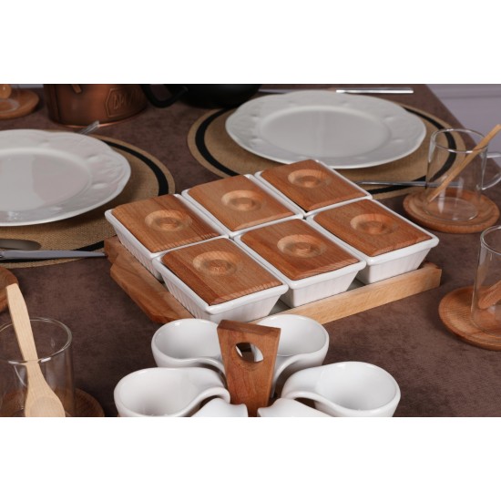 Hermia Bowl Set (7 Pieces) MRT-Tep10Kah Multicolor