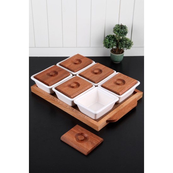 Hermia Bowl Set (7 Pieces) MRT-Tep10Kah Multicolor