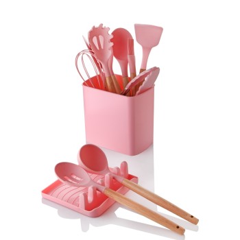 Spoon Set (13 Pieces) C-SLC1301 - Pink Pink