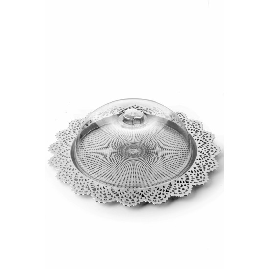Bell-shaped Plastic Jar MRTS - Silver Silver Bell-shaped Plastic Jar MRTS - Silver Silver