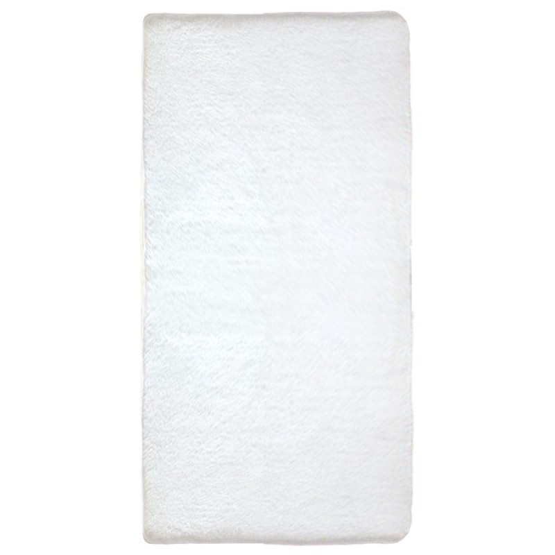 Hall Carpet (100 x 200) Soft Plush - White White