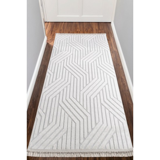 Hall Carpet (80 x 200) Sosa 9001 White Hall Carpet (80 x 200) Sosa 9001 White