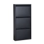 Shoe Cabinet Torino 3 - Black Black