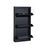 Shoe Cabinet Torino 3 - Black Black