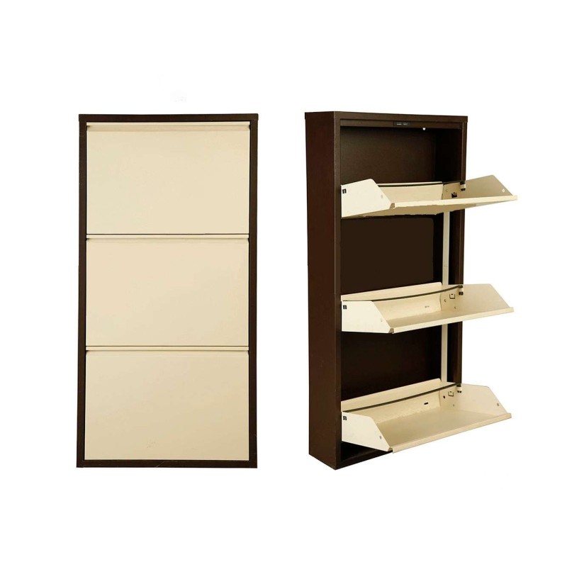 Shoe Cabinet Torino 3 - Brown, Cream Brown
Cream
