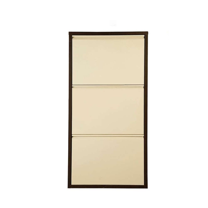 Shoe Cabinet Torino 3 - Brown, Cream Brown
Cream