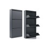 Shoe Cabinet Torino 3 - Anthracite Anthracite