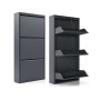 Shoe Cabinet Torino 3 - Anthracite Anthracite
