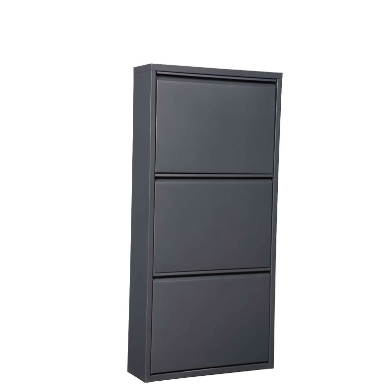 Shoe Cabinet Torino 3 - Anthracite Anthracite