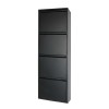 Shoe Cabinet Marino 4 - Black Black