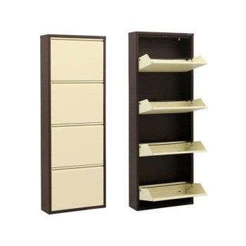 Shoe Cabinet Marino 4 - Brown, Cream Brown
Cream