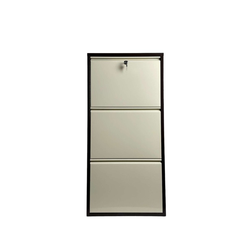 Shoe Cabinet Primo 3 - Brown, Cream Brown
Cream
