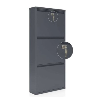 Shoe Cabinet Primo 3 - Anthracite Anthracite