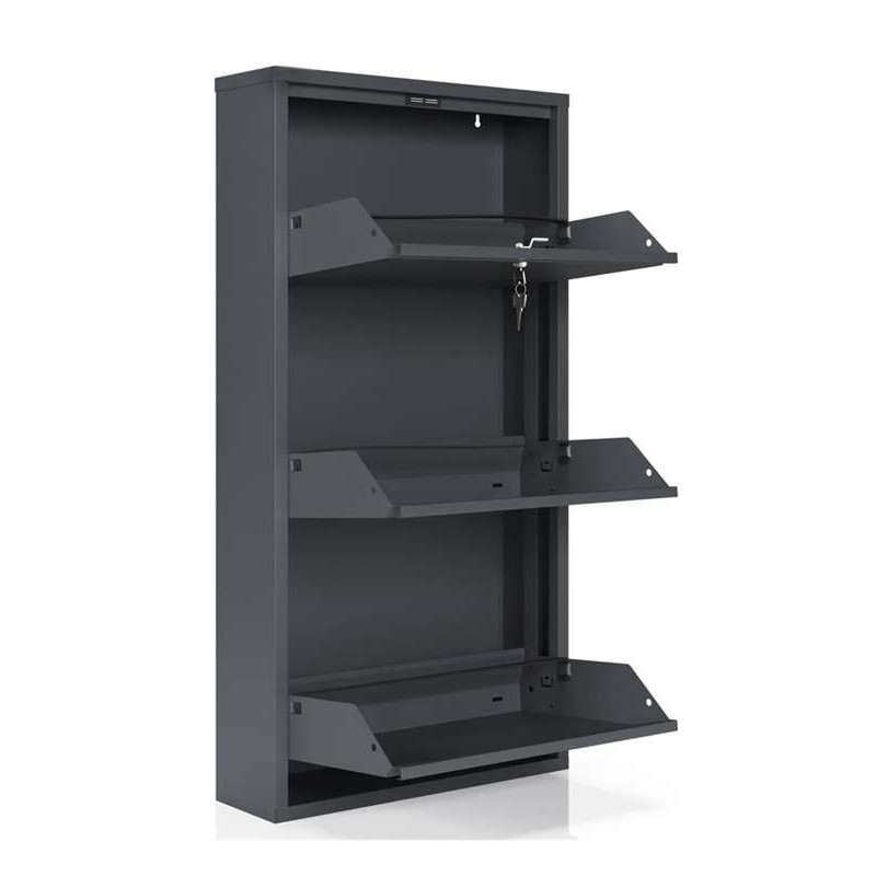 Shoe Cabinet Primo 3 - Anthracite Anthracite