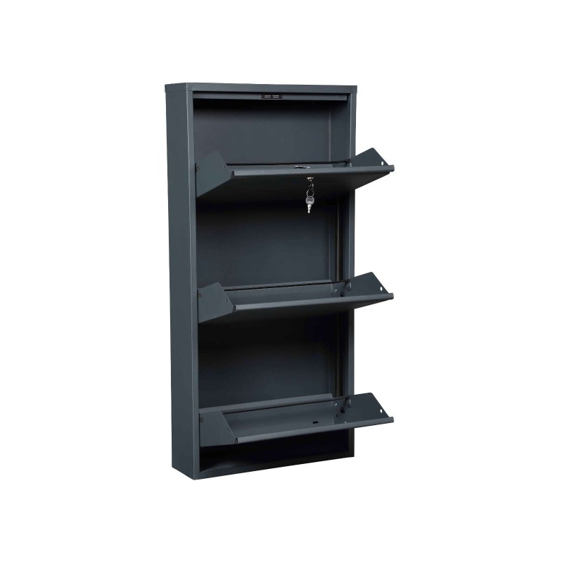 Shoe Cabinet Primo 3 - Anthracite Anthracite