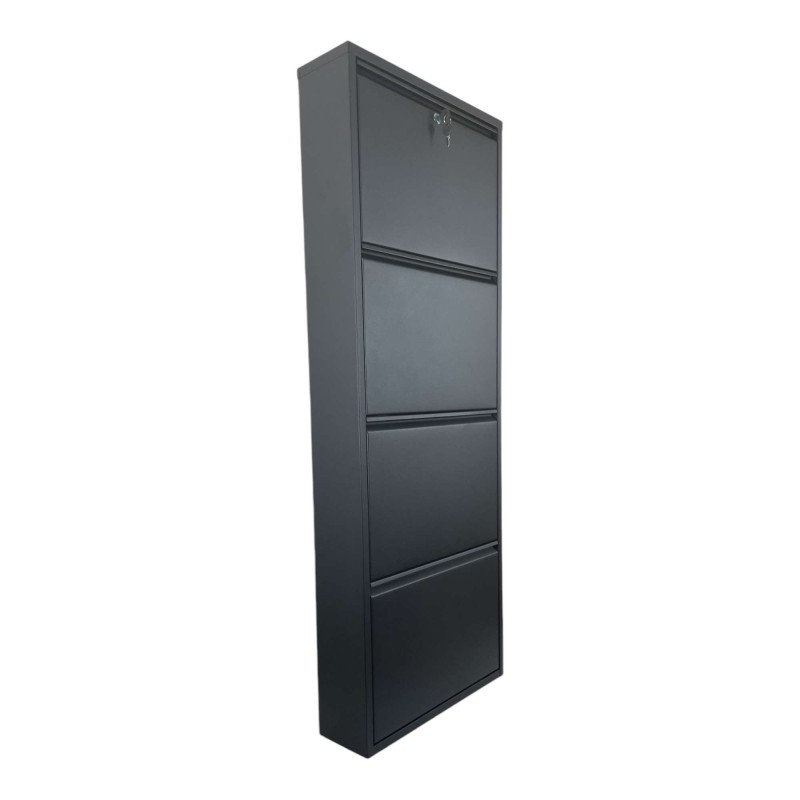 Shoe Cabinet Garda 4 - Black Black