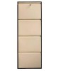 Shoe Cabinet Garda 4 - Brown, Cream Brown
Cream