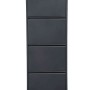 Shoe Cabinet Garda 4 - Anthracite Anthracite