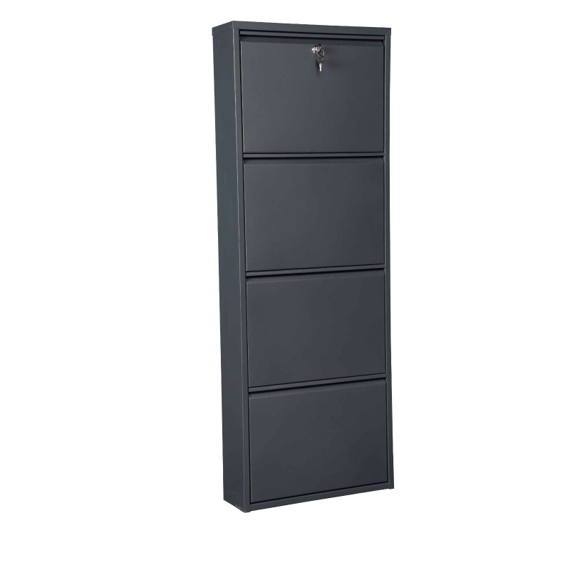 Shoe Cabinet Garda 4 - Anthracite Anthracite
