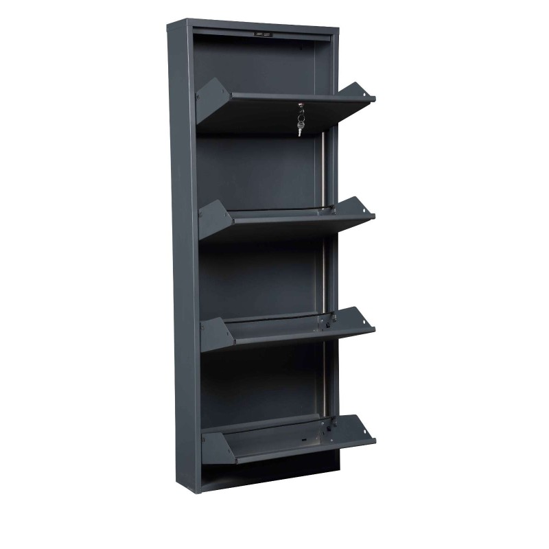 Shoe Cabinet Garda 4 - Anthracite Anthracite