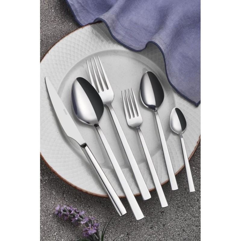 Cutlery Set (36 Pieces) Deniz36 Chrome