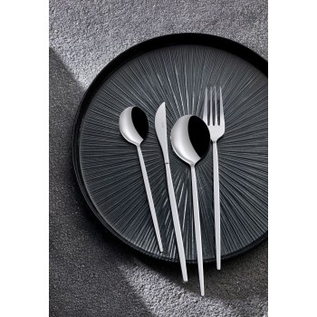 Cutlery Set (24 Pieces) Mokka24 Chrome