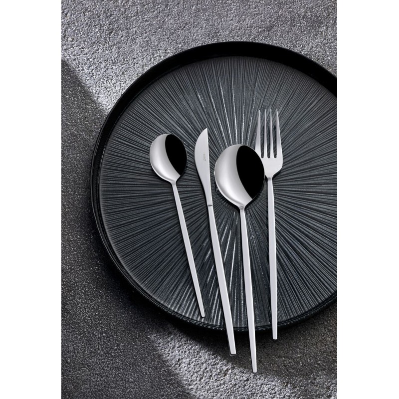 Cutlery Set (24 Pieces) Mokka24 Chrome