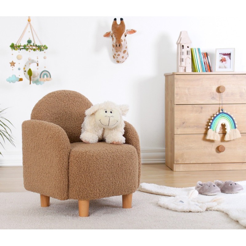 Kids Wing Chair Moylo - Coffee Coffee