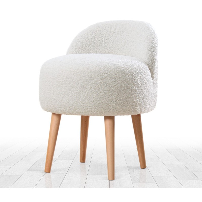 Atelier del Sofa Pouffe Rufmee - White White
