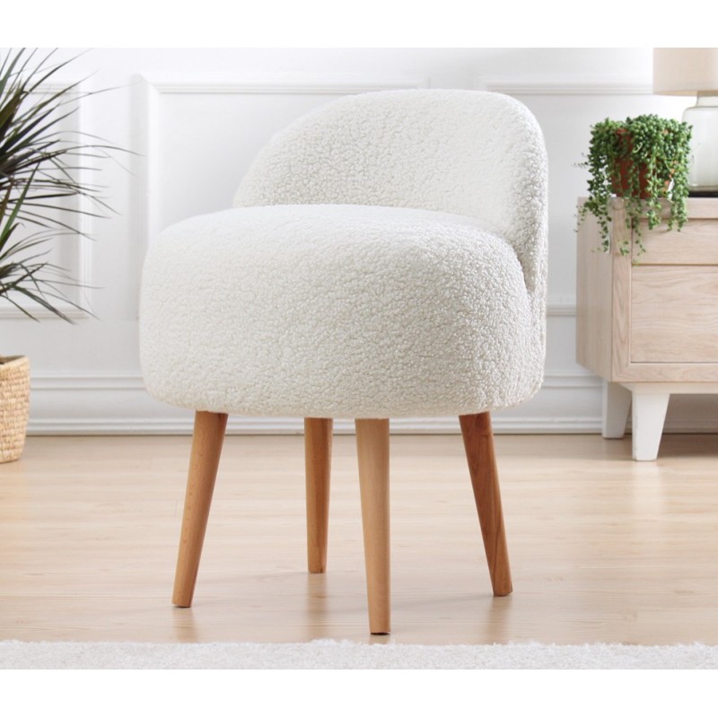 Atelier del Sofa Pouffe Rufmee - White White