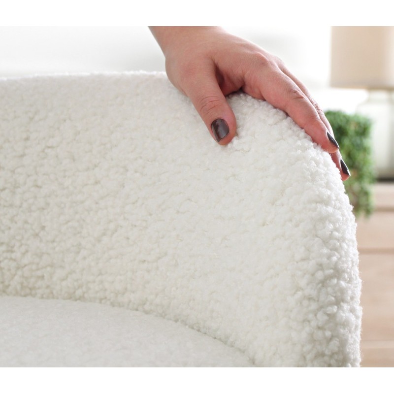 Atelier del Sofa Pouffe Rufmee - White White