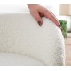 Atelier del Sofa Pouffe Rufmee - White White