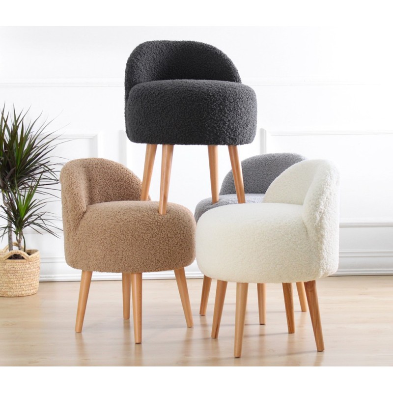 Atelier del Sofa Pouffe Rufmee - White White